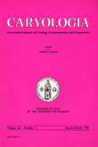 Cover image for Caryologia, Volume 44, Issue 1, 1991