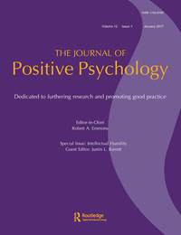 Cover image for The Journal of Positive Psychology, Volume 12, Issue 1, 2017