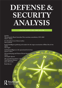 Cover image for Defense & Security Analysis, Volume 38, Issue 1, 2022