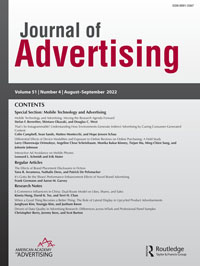 Cover image for Journal of Advertising, Volume 51, Issue 4, 2022