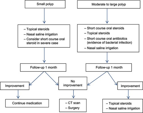 Figure 2 Management scheme for chronic rhinosinusitis with nasal polyps.