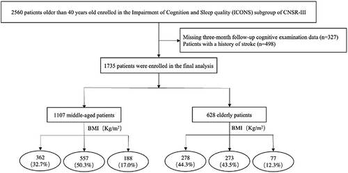 Figure 1 Flow chart showing patient selection from the impairment of Cognition and Sleep study of the China National Stroke Registry-3.