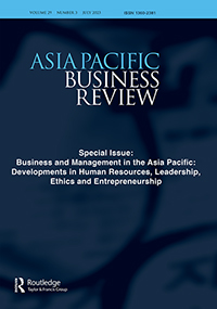 Cover image for Asia Pacific Business Review, Volume 29, Issue 3, 2023