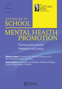 Cover image for Advances in School Mental Health Promotion, Volume 10, Issue 1, 2017