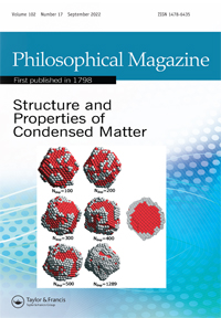 Cover image for Philosophical Magazine, Volume 102, Issue 17, 2022