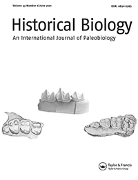 Cover image for Historical Biology, Volume 33, Issue 6, 2021