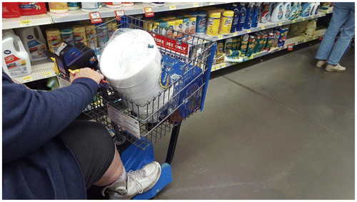 Figure 7. Riding grocery carts are helpful but hard to get.