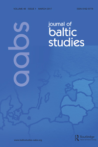 Cover image for Journal of Baltic Studies, Volume 48, Issue 1, 2017