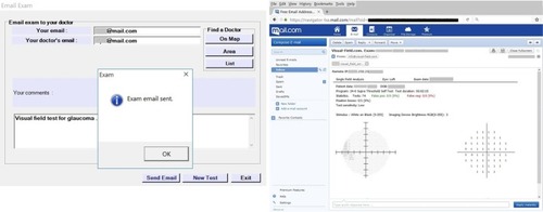 Figure 6 Exam sent by email.