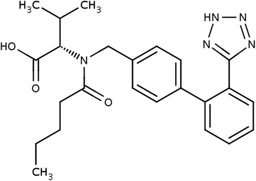 Figure 1. The chemical structure of valsartan.