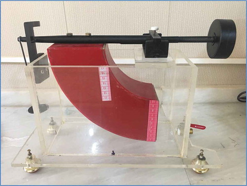 Figure 1. Hydrostatic pressure apparatus