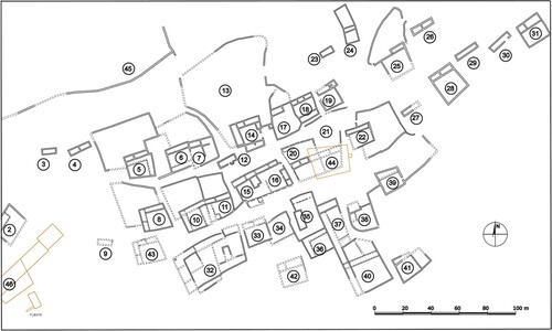 Figure 7. Plan of the Andalusi site of La Graja. Source: authors.