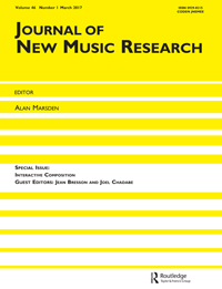 Cover image for Journal of New Music Research, Volume 46, Issue 1, 2017