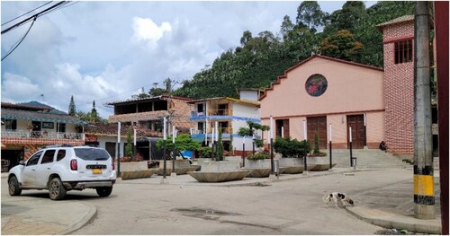 Figure 4. The town square in Santa Rita, which was constructed by a JAC.