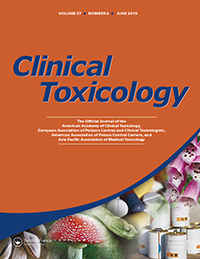 Cover image for Clinical Toxicology, Volume 57, Issue 6, 2019