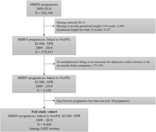 Figure 1 Flowchart of study population.