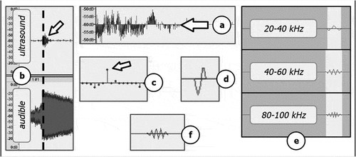 Figure 8. Examples of UE peaks that were excluded for different reasons (see text).