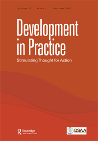 Cover image for Development in Practice, Volume 32, Issue 1, 2022