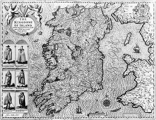 Figure 2 John Speed (1552?–1629). Theatre of the Empire of Great Britaine (London: [T. Snodham], 1616), folding plate between page 137 and page 138: Map of Ireland. Folger Shakespeare Library Shelfmark: STC 23044. Used by permission of the Folger Shakespeare Library under a Creative Commons Attribution-ShareAlike 4.0 International License.