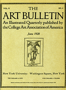 Cover image for The Art Bulletin, Volume 10, Issue 4, 1928