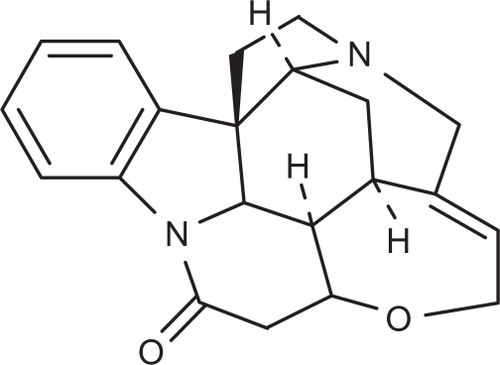 Figure 2 The structure of strychnine.