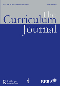 Cover image for The Curriculum Journal, Volume 26, Issue 4, 2015