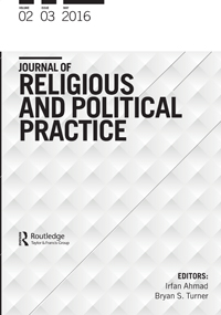 Cover image for Journal of Religious and Political Practice, Volume 2, Issue 3, 2016