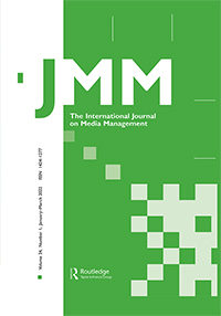 Cover image for International Journal on Media Management, Volume 24, Issue 1, 2022