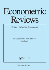 Cover image for Econometric Reviews, Volume 41, Issue 5, 2022