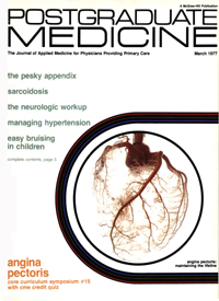 Cover image for Postgraduate Medicine, Volume 61, Issue 3, 1977