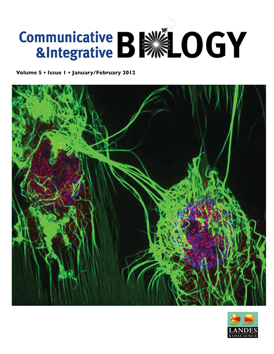 Cover image for Communicative & Integrative Biology, Volume 5, Issue 1, 2012