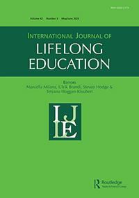 Cover image for International Journal of Lifelong Education, Volume 42, Issue 3, 2023