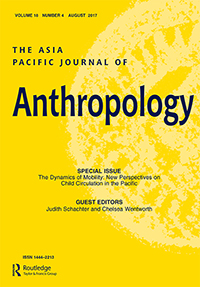 Cover image for The Asia Pacific Journal of Anthropology, Volume 18, Issue 4, 2017