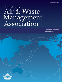 Cover image for Journal of the Air & Waste Management Association, Volume 67, Issue 10, 2017