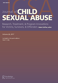 Cover image for Journal of Child Sexual Abuse, Volume 26, Issue 7, 2017
