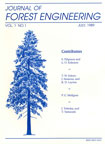Cover image for International Journal of Forest Engineering, Volume 7, Issue 1, 1995