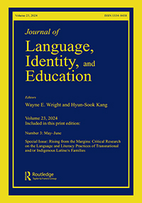 Cover image for Journal of Language, Identity & Education, Volume 23, Issue 3, 2024