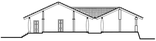 Figure 12. Section X-X of Mipola Walawwa.