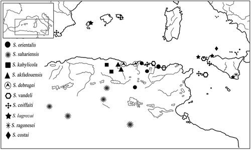 Figure 23. Distribution map of Spelaeoniscus.