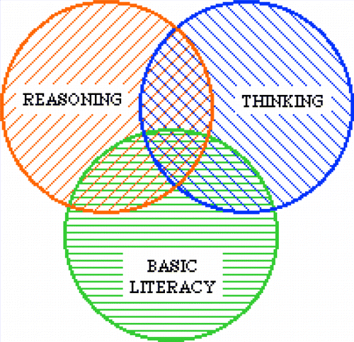 Figure 1. Outcomes of statistics education: Independent domains with some overlap.