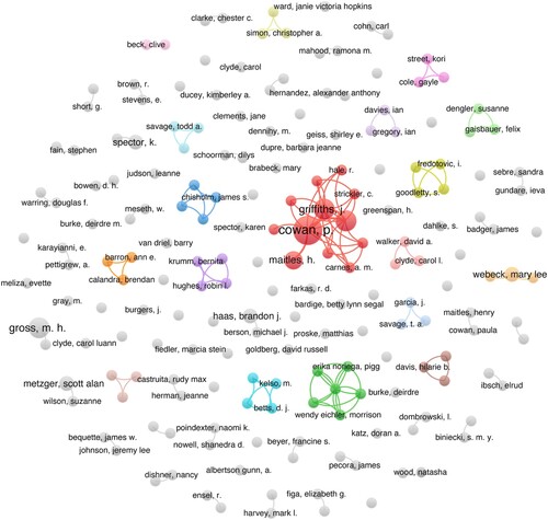 Figure 5. Co-authorship map.