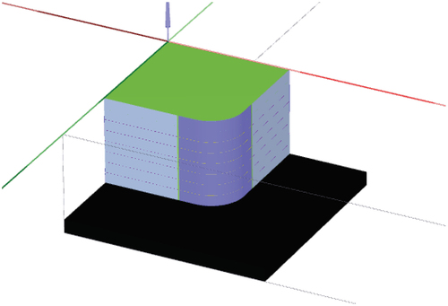 Figure 5. MSE wall 3D plaxis model.