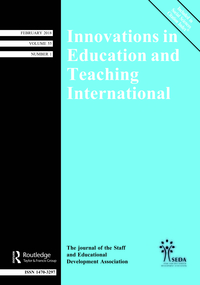 Cover image for Innovations in Education and Teaching International, Volume 55, Issue 1, 2018