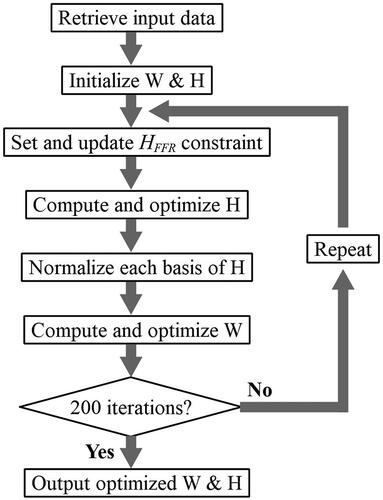 Figure 2. Procedural steps of an iteration cycle.