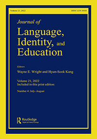 Cover image for Journal of Language, Identity & Education, Volume 21, Issue 4, 2022