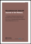 Cover image for Konsthistorisk tidskrift/Journal of Art History, Volume 65, Issue 2, 1996