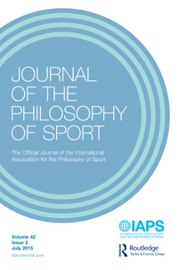 Cover image for Journal of the Philosophy of Sport, Volume 42, Issue 2, 2015
