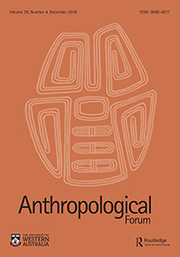 Cover image for Anthropological Forum, Volume 28, Issue 4, 2018