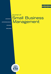 Cover image for Journal of Small Business Management, Volume 51, Issue 4, 2013