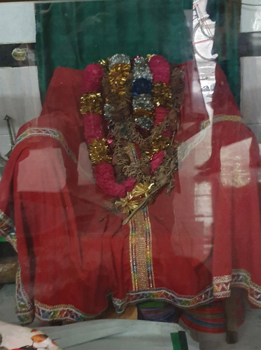 Image 4. The landmark-chair of Haidar Baba.Photo Credit: Ethnographer